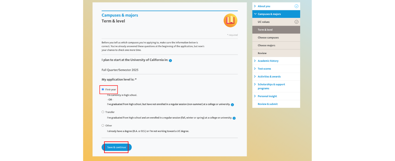 IvyMax College Application | UC application | University of California application | UC system for high school students | High school students apply for College