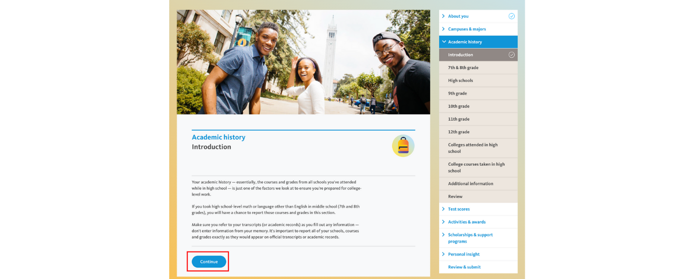 IvyMax College Application | UC application | University of California application | UC system for high school students | High school students apply for College
