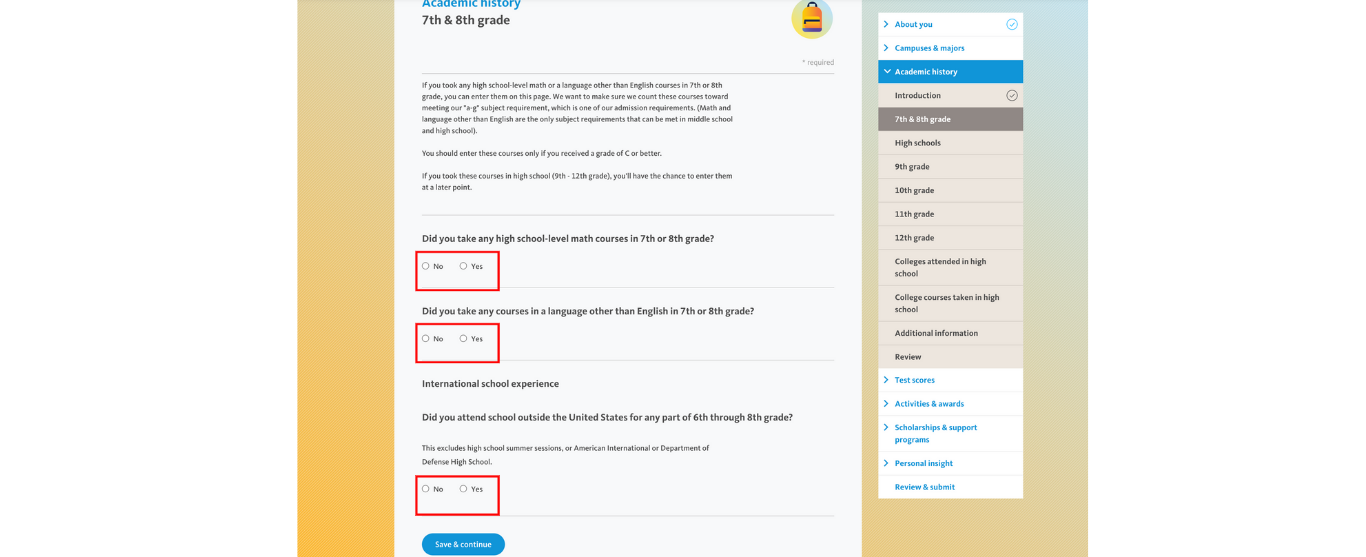 IvyMax College Application | UC application | University of California application | UC system for high school students | High school students apply for College