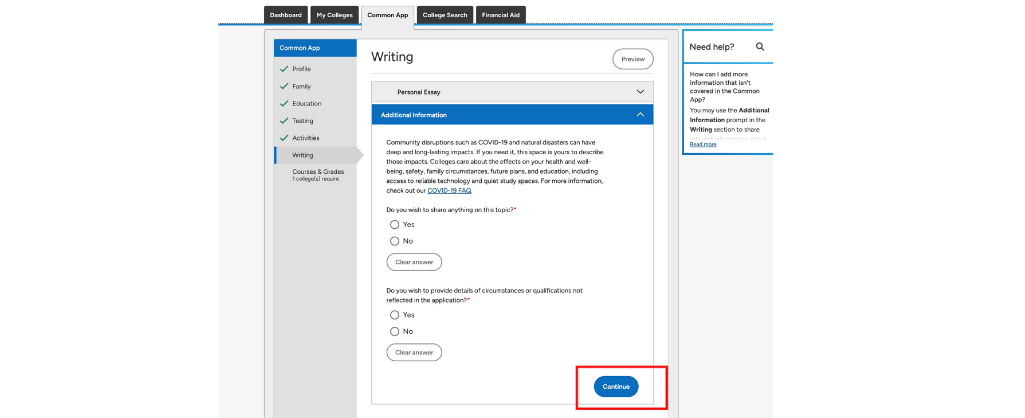 Common App | Common App Fill out Guide | Common App Guide | Common App fill out | Common App Tutorial | Common Application Education