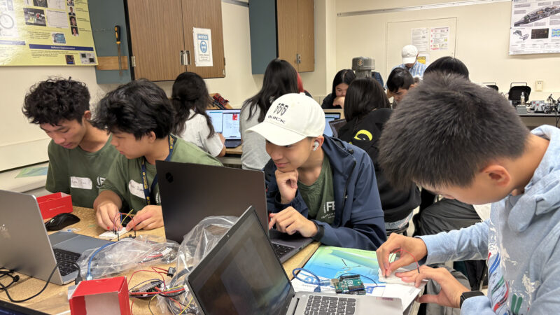 Franklin Education Foundation UCI Autonomous Driving Camp for high school students Summer 2025