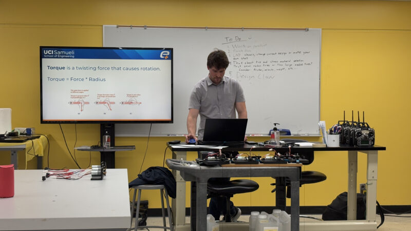 Franklin Education Foundation UCI Autonomous Driving Camp for high school students Summer 2025