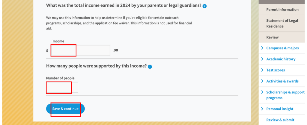 UC APPLICATION NUMBER OF YEARS AT JOB visual data 8