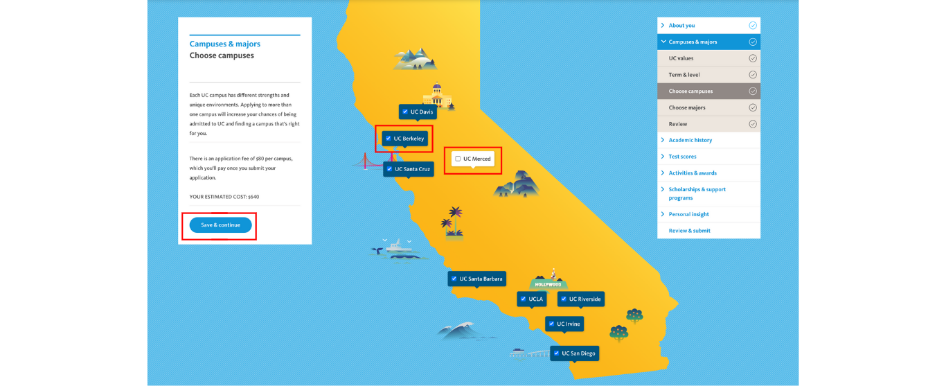 UC application | College application | University of California application for high school students who want to apply for college