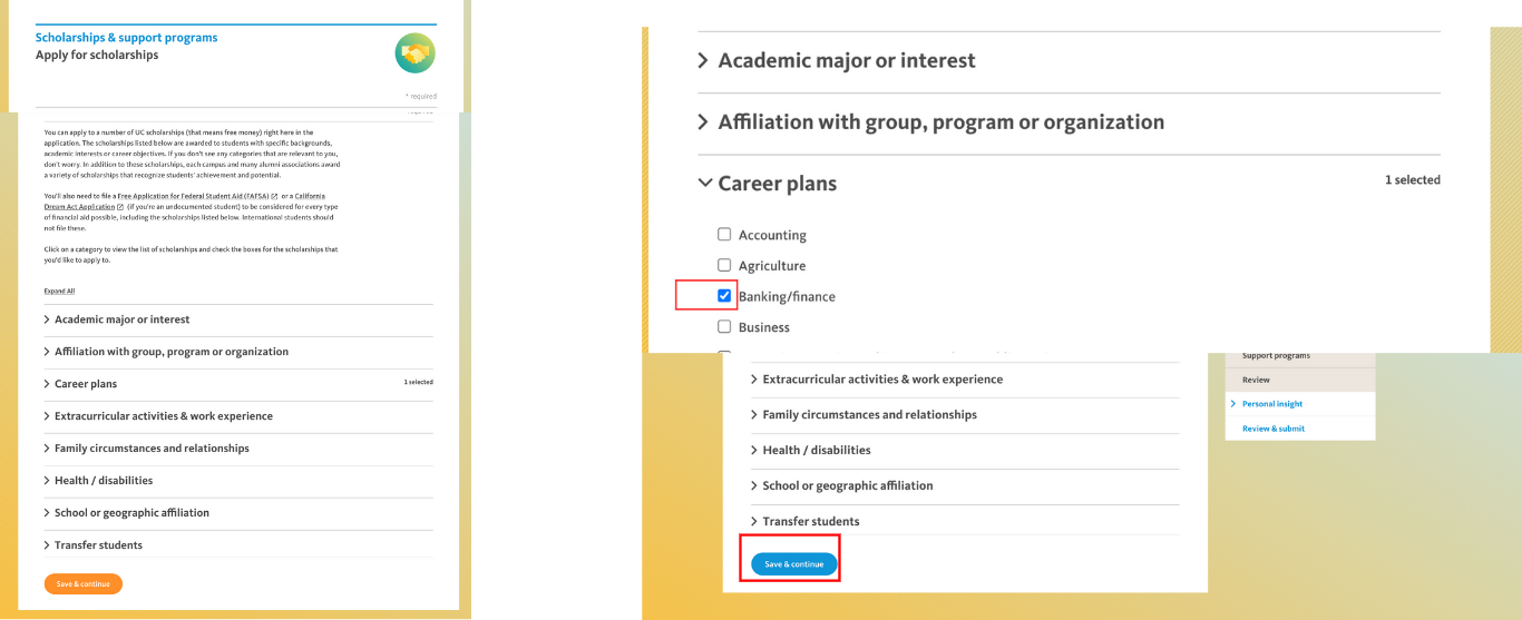 UC application | College application | University of California application for high school students who want to apply for college